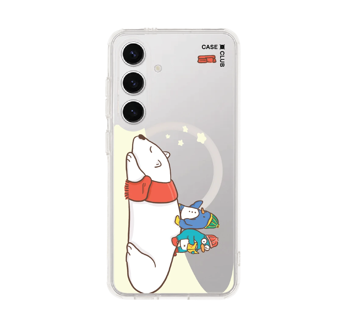 polar bear & duo penguin